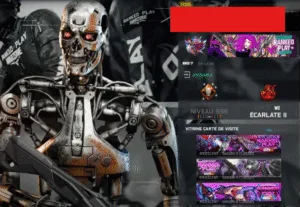 👑LEVEL 1000 BO7 — MULTI-GAME IRIDESCENT STACKED Rare TERMINATOR
