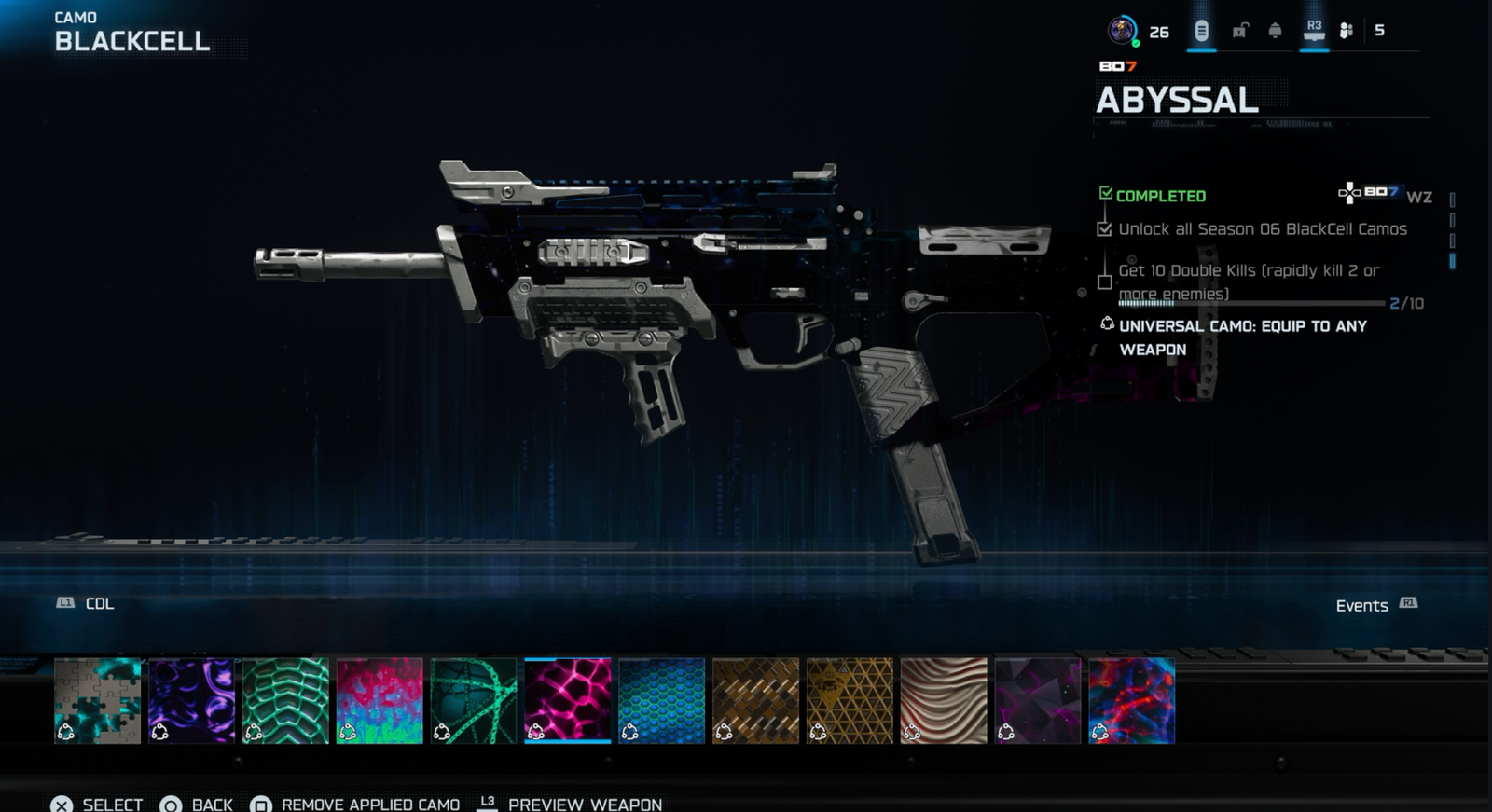 BO7 WZ S5 TOP 250 ACC | 10 NUKES | RARE CAMOS | IRIDESCENT - Image 7