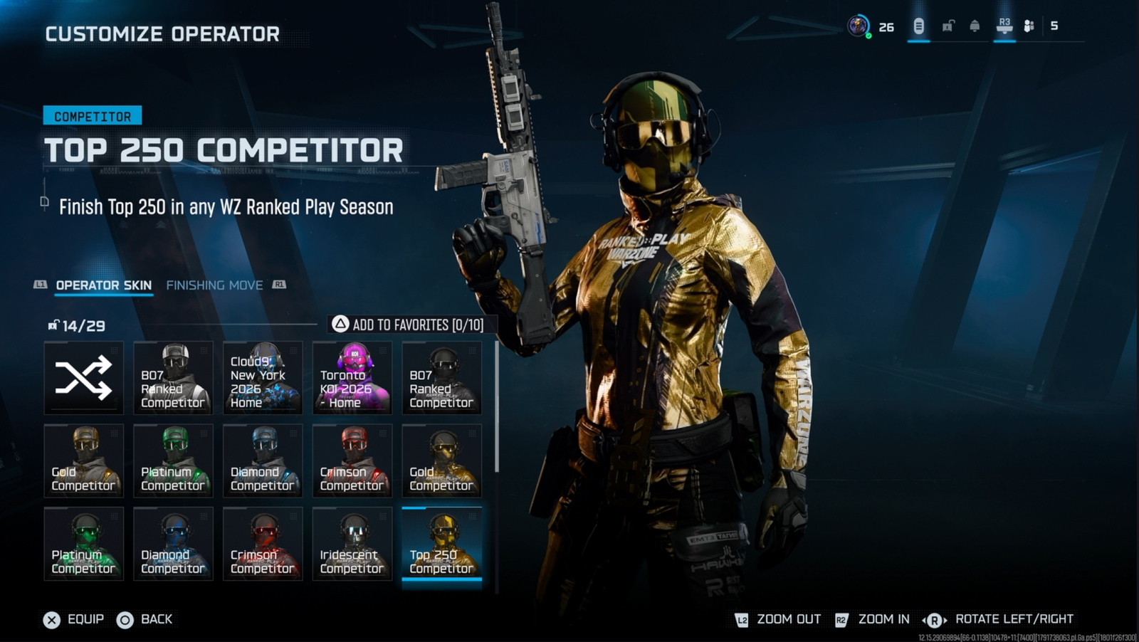 BO7 WZ S5 TOP 250 ACC | 10 NUKES | RARE CAMOS | IRIDESCENT - Image 8
