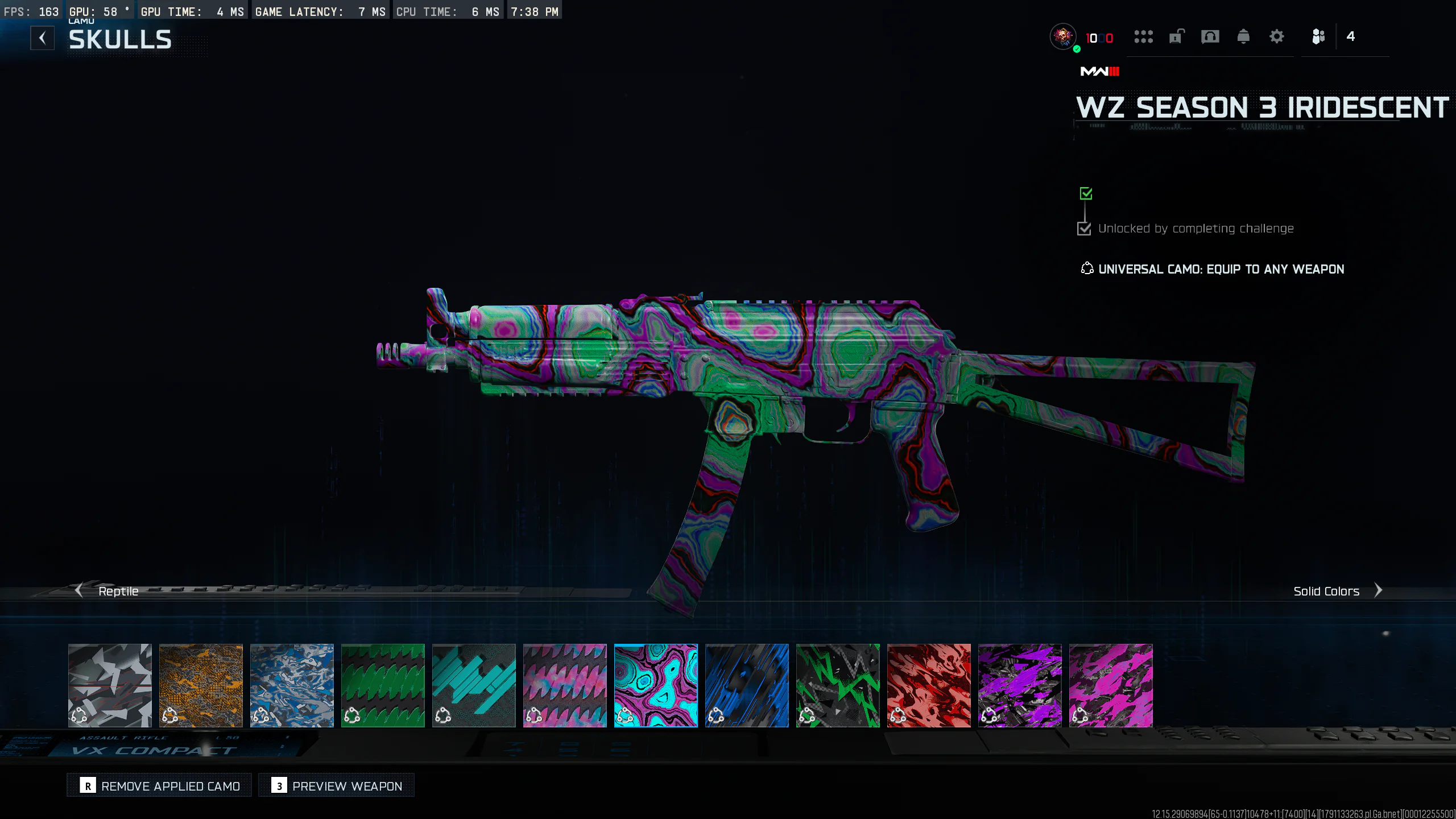 | 3X TOP 250 + CURRENT S6 TOP 250 | 2X WSOW | MULTI IRI | ALL WZ NUKES |EVENT CAMOS | ULTRA STACKED 🔥 - Image 8